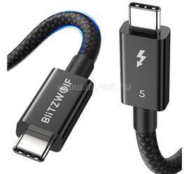 BLITZWOLF BW-HDC8 adatkábel Type-C - Type-C, 150cm, FEKETE BW-HDC8_1.5M small