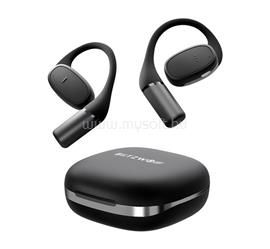 BLITZWOLF BW-V49 bluetooth fülhallgató SZTEREO (v5.3, TWS, zajszűrő, fülre akasztható, mikrofon, IP54 + töltőtok) FEKETE BW-V49 small