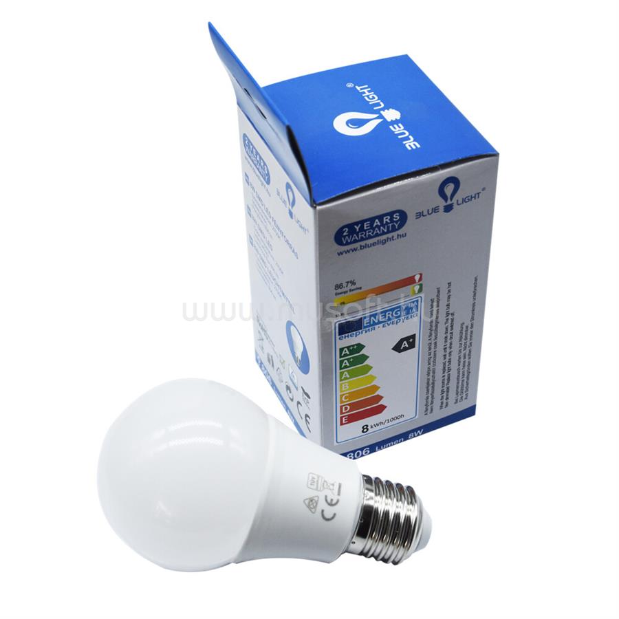BLUE LIGHT Led 9W E27 806 lm 2700k dimmelhető, Blue Light
