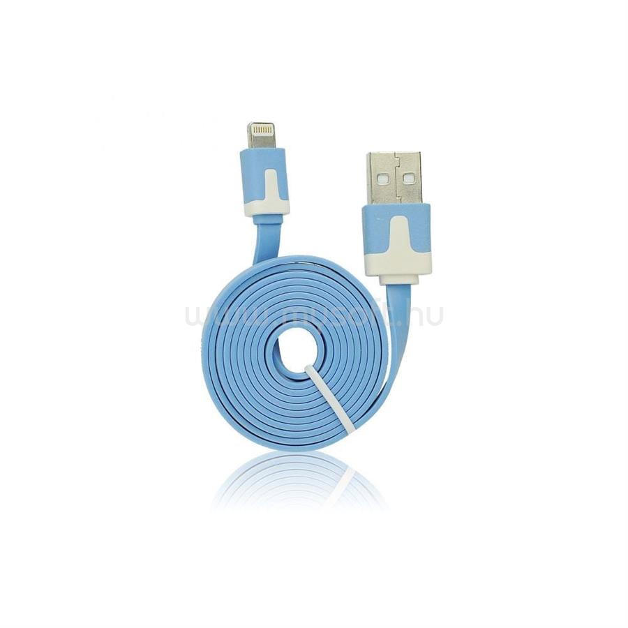 BLUE STAR USB-Lightning kábel (kék-fehér)