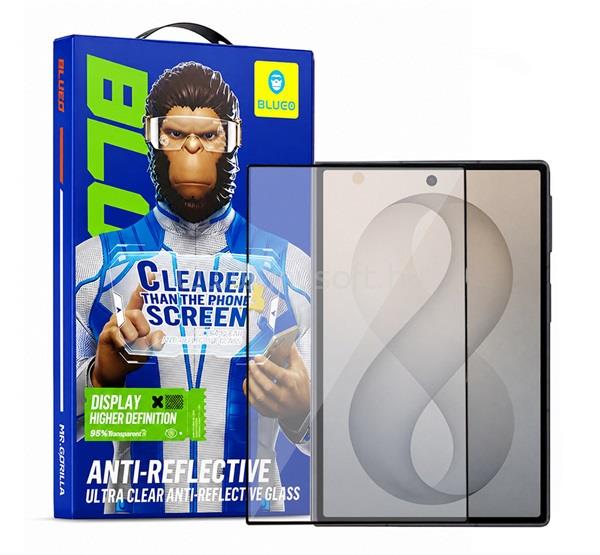 BLUEO Samsung Z Fold8 BLUEO HD képernyővédő üveg 3D, 9H, FEKETE