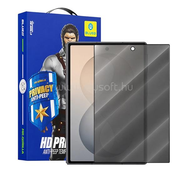 BLUEO Samsung Z Fold8 BLUEO képernyővédő üveg 2.5D, 9H, FEKETE