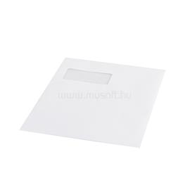 BLUERING Boríték TC/4 szilikonos bélésnyomott bal ablak 55x90 ablak oldalról 20mm felülről 57mm BlueringR fehér BLUERING_TC4SZBA55X90 small