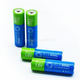 BLUERING Elem AA ceruza LR6 tartós alkáli zsugorfóliás BlueringR 4db/csomag BLUERING_36556 small