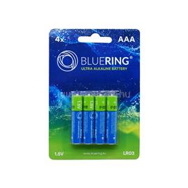 BLUERING Elem AAA mikro ceruza LR03 tartós alkáli 4 db/csomag, BlueringR BLUERING_BR895776 small