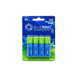 BLUERING Elem tölthető akku AA ceruza HR6 2600mah 4 db/csomag, BlueringR BLUERING_BR895820 small