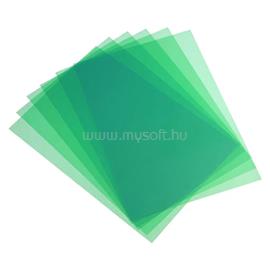 BLUERING Előlap, A4, 200 micron 100 db/csomag, BlueringR áttetsző zöld BLUERING_ELO200TRZ small