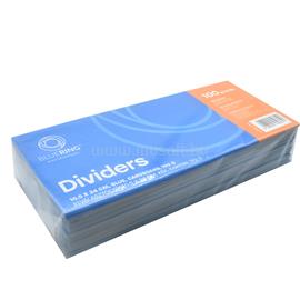 BLUERING Elválasztócsík, karton 190g. 10,5x24cm, 100 db/csomag, BlueringR kék BLUERING_B1111BL small