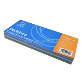 BLUERING Elválasztócsík, karton 190g. 10,5x24cm, 100 db/csomag, BlueringR vegyes színek BLUERING_B1118 small