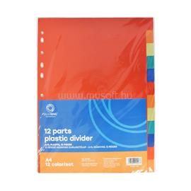 BLUERING Elválasztólap, színes műanyag 12 részes BlueringR BLUERING_EG4G10 small