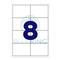 BLUERING Etikett címke, 105x70mm, 100 lap, 8 címke/lap BlueringR BLUERING_BRET114 small