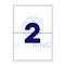 BLUERING Etikett címke, 210x148mm, 100 lap, 2 címke/lap BlueringR BLUERING_BRET112 small