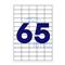 BLUERING Etikett címke, 38,1x21,2mm, 100 lap, 65 címke/lap BlueringR BLUERING_BRET134 small