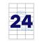 BLUERING Etikett címke, 64,3x34mm, 100 lap, 24 címke/lap BlueringR BLUERING_BRET126 small