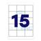 BLUERING Etikett címke, 70x50,8mm, 100 lap, 15 címke/lap BlueringR BLUERING_BRET121 small