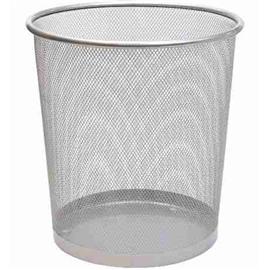 BLUERING Fémhálós papírkosár 20 liter 29,5x33cm, nagy (ezüst) BLUERING_PAPIRKFEMHNSZ small