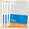 BLUERING Genotherm lefűzhető, A4, 115 micron narancsos felül és belül nyitott BlueringR 100 db/csomag, BLUERING_GENA4115BLUER2 small
