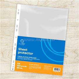 BLUERING Genotherm lefűzhető, A4, 50 micron fényes víztiszta BlueringR 100 db/csomag, BLUERING_BR27136 small