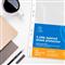 BLUERING Genotherm lefűzhető, A4, 60 micron kétoldalt (felül és belül) nyitott narancsos BlueringR 100 db/csomag, BLUERING_GENA460BLUER small