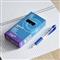 BLUERING Golyóstoll 0,7mm, nyomógombos, gumírozott fogórész, kék átlátszó test, BlueringR R2, írásszín kék BLUERING_BR894809BL small