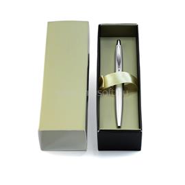 BLUERING Golyóstoll 0,8mm, fém, rozsdamentes acél test, díszdobozban BlueringR Metal, írásszín kék BLUERING_BR898012 small