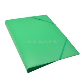 BLUERING Gumis mappa A4, műanyag gerincvastagított 15mm, BlueringR zöld BLUERING_GUMAPPVC15MMZOL small