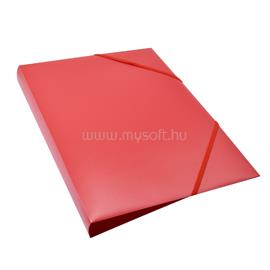 BLUERING Gumis mappa A4, műanyag gerincvastagított 30mm, BlueringR piros BLUERING_GUMAPPVC30MMPIR small