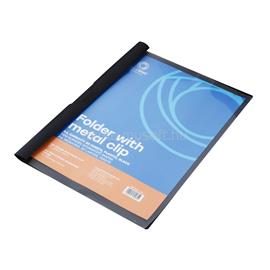 BLUERING Gyorsfűző klip mappa A4, műanyag 30laphoz fém klippes BlueringR fekete BLUERING_894359 small
