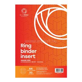 BLUERING Gyűrűskönyv betét A4, 50lap BlueringR kockás BLUERING_837554 small
