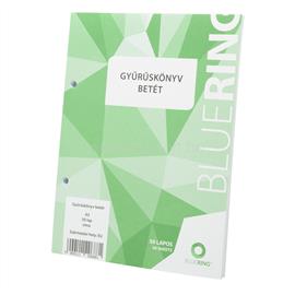BLUERING Gyűrűskönyv betét A5, 50lap BlueringR sima BLUERING_1017330 small