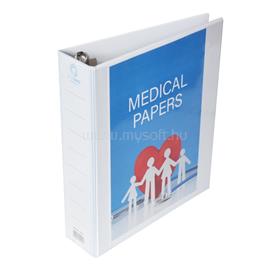 BLUERING Gyűrűskönyv panorámás A4, 7,6cm, 4 gyűrűs BlueringR fehér BLUERING_BR891327 small