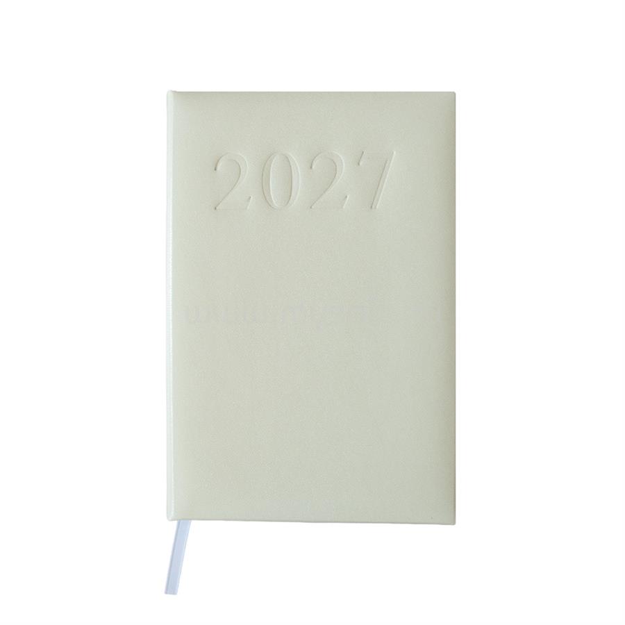 BLUERING Határidőnapló agenda Standard A/5, napi, fehér lapokkal (bézs) 2027. BlueringR