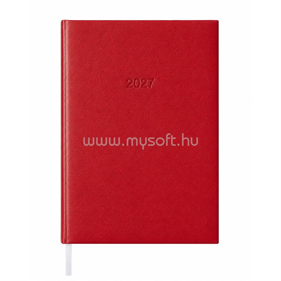 BLUERING Határidőnapló agenda Standard B/5, napi fehér lapokkal bordó BlueringR 2027.