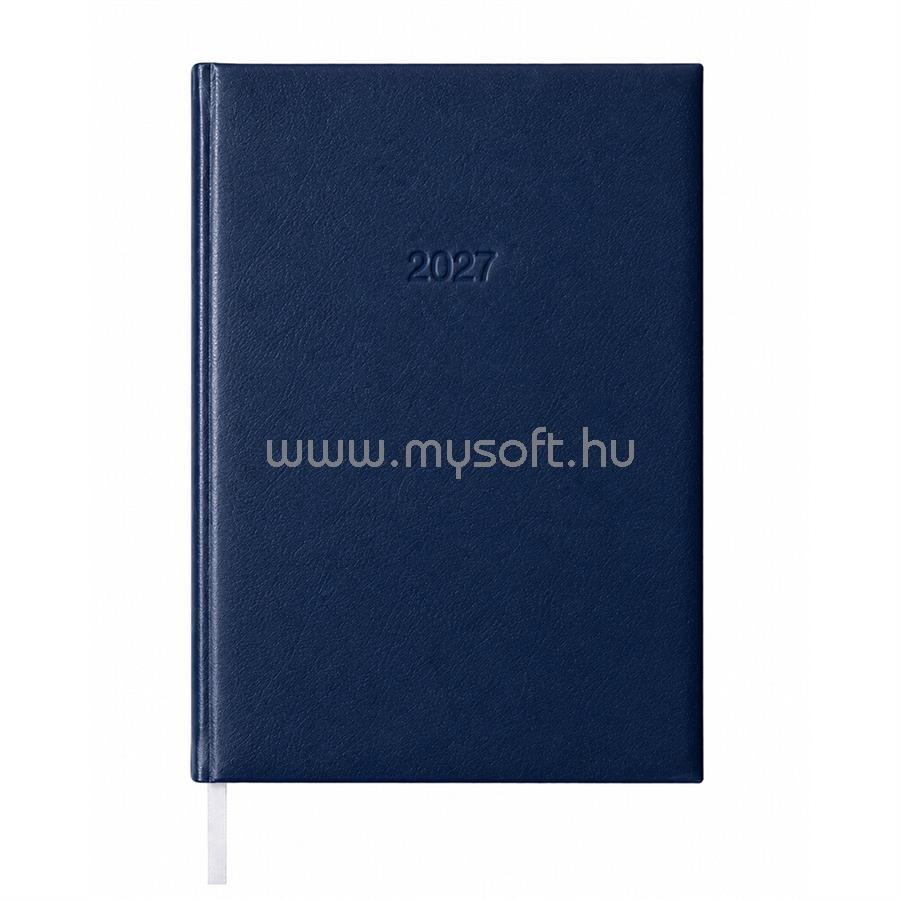 BLUERING Határidőnapló agenda Standard B/5, napi fehér lapokkal kék BlueringR 2027.