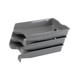 BLUERING Irattálca műanyag 355, 355x255x60mm, BlueringR, szürke BLUERING_3838841 small