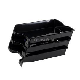 BLUERING Irattálca műanyag 355, 355x255x60mm, BlueringR fekete BLUERING_3838810 small