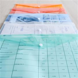 BLUERING Irattartó tasak A4, PP patentos BlueringR transzparens pink BLUERING_62023 small