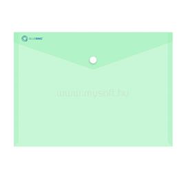 BLUERING Irattartó tasak A4, PP patentos BlueringR transzparens zöld BLUERING_5999093852564 small