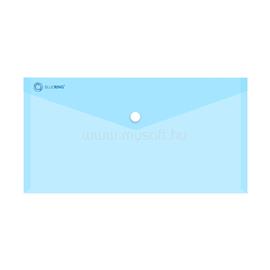 BLUERING Irattartó tasak DL `csekk` patentos PP BlueringR transzparens kék BLUERING_5999093852632 small