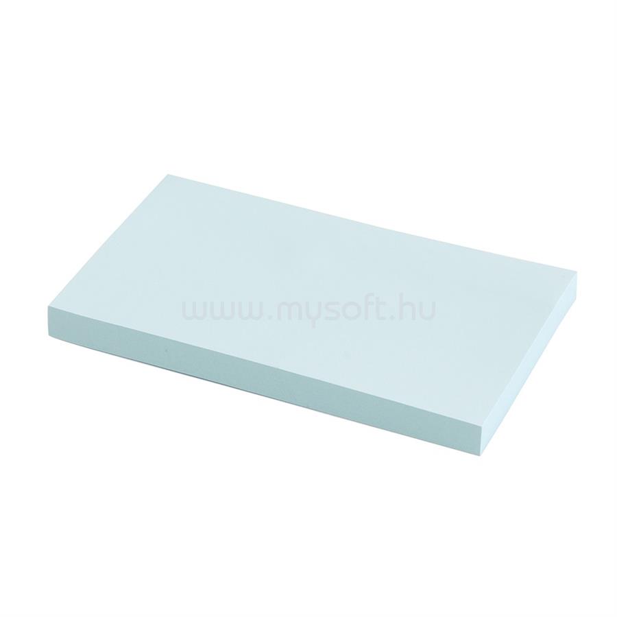 BLUERING Jegyzettömb öntapadó, 76x127mm, 80lap, BlueringR , pasztellkék