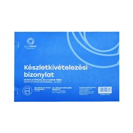 BLUERING Készletkivételezési bizonylat anyag kivét A5 25x4lapos fekvő 12-114/V. 8 tételes BlueringR BLUERING_51722 small