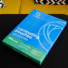 BLUERING Lamináló fólia A4, 80 micron öntapadó hátlappal 100 db/doboz, BlueringR, BLUERING_LAMTA480MIC small