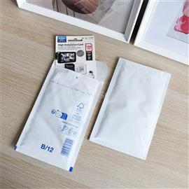 BLUERING Légpárnás tasak 12/B szilikon külső méret 140x225mm, belső méret 120x215mm, BlueringR fehér BLUERING_LEGPFH12B small