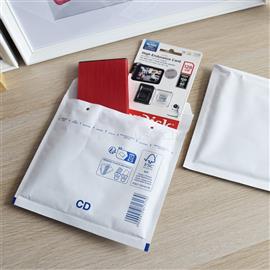 BLUERING Légpárnás tasak CD szilikon külső méret 200x175mm, belső méret 180x165mm, BlueringR fehér BLUERING_LEGPFHCD small