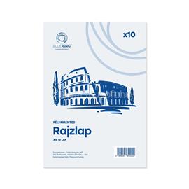 BLUERING Rajzlap A3, félfamentes pántolva BlueringR 10 ív/csomag BLUERING_60547 small