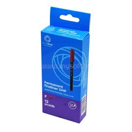 BLUERING Rostirón, tűfilc alkoholos 0,5mm, OHP BlueringR F piros BLUERING_BR895479 small