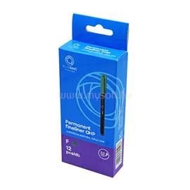 BLUERING Rostirón, tűfilc alkoholos 0,5mm, OHP BlueringR F zöld BLUERING_BR895486 small