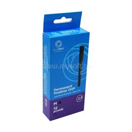 BLUERING Rostirón, tűfilc alkoholos 1mm, OHP BlueringR M fekete BLUERING_BR200285 small