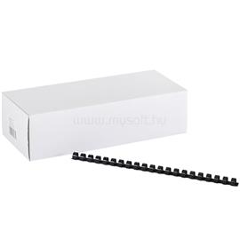 BLUERING Spirál műanyag 12mm, 100 db/doboz, BlueringR, fekete BLUERING_SPMUA12MMFK small