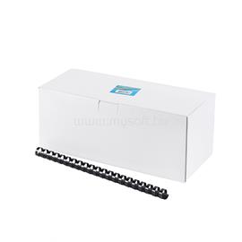 BLUERING Spirál műanyag 16mm, 100 db/doboz, BlueringR, fekete BLUERING_SPMUA16MMFK small